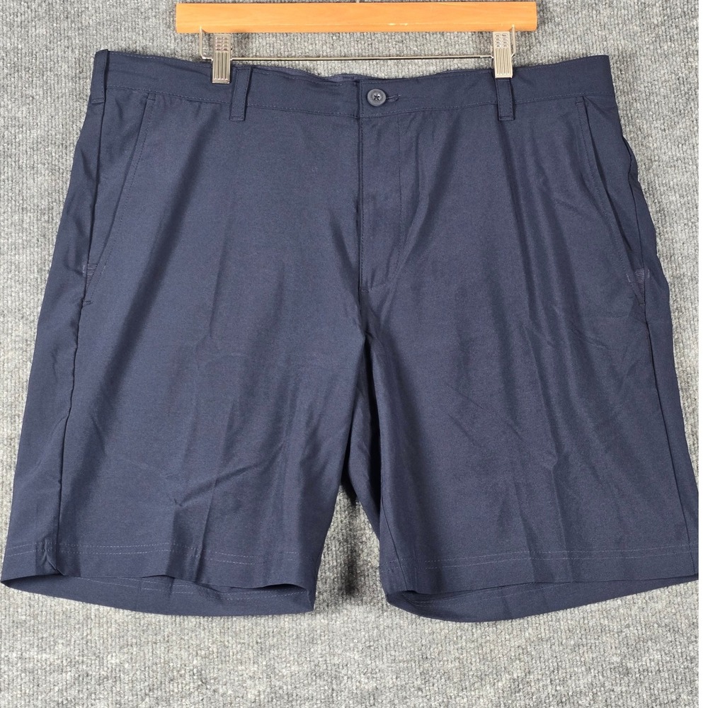 Izod Men's Navy Flat Front Shorts